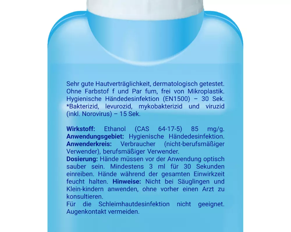 Sterillium foam extra care 500 ml Packung Aufdruck