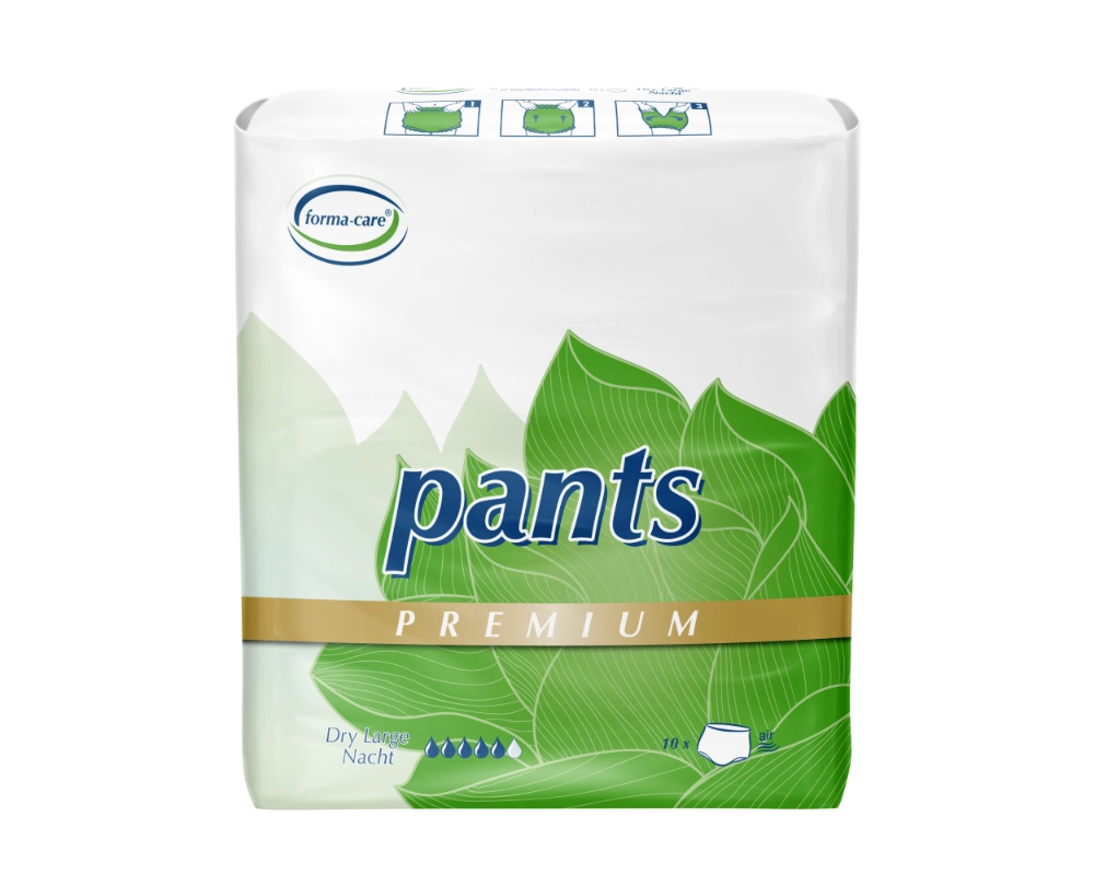forma-care Pants Premium Dry Nacht, Größe L, 10 Stück