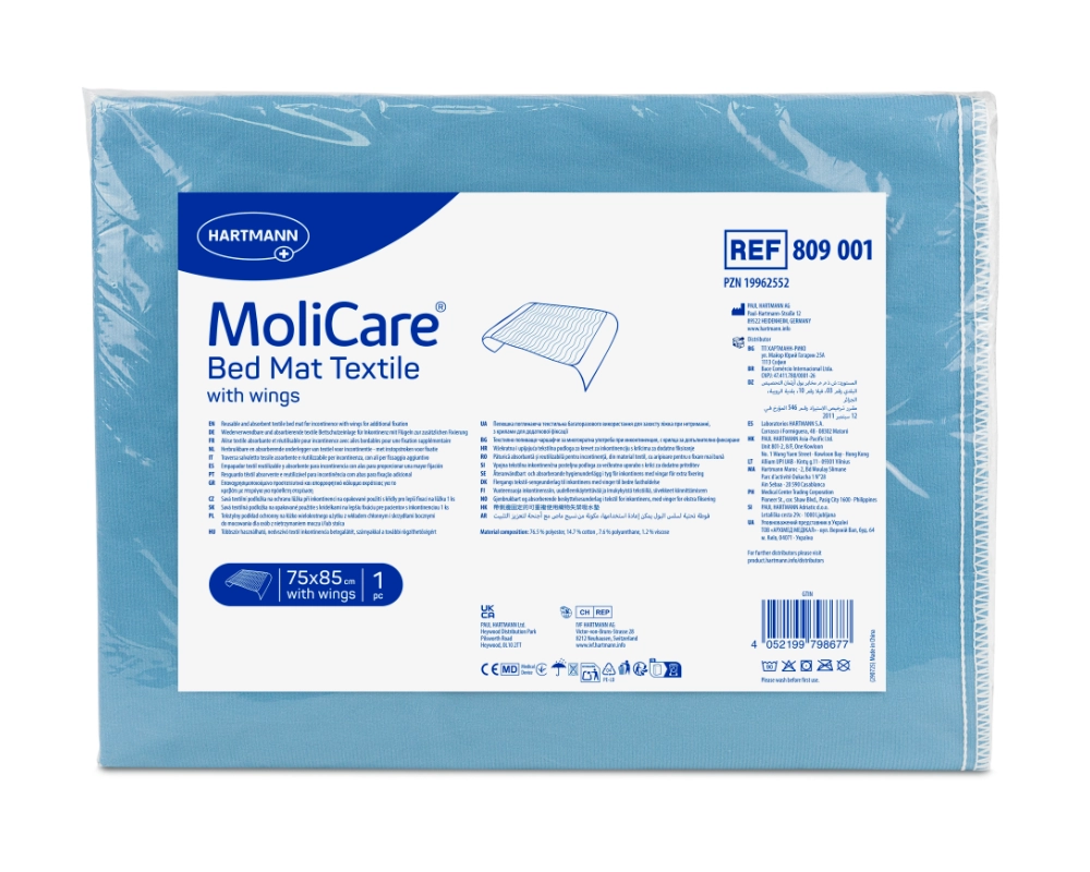 MoliCare Bed Mat Textile mit Flügeln