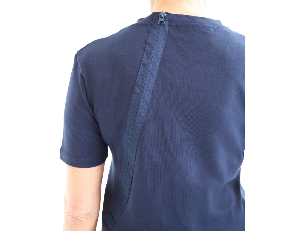 ActivePro Pflegeoverall slim kurz Bein- und Rücken-RV