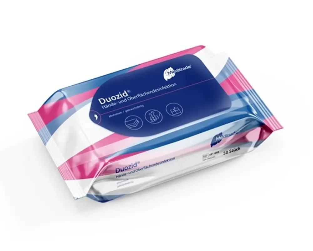 Duozid® Hände- und Flächendesinfektionstücher 50 Stück