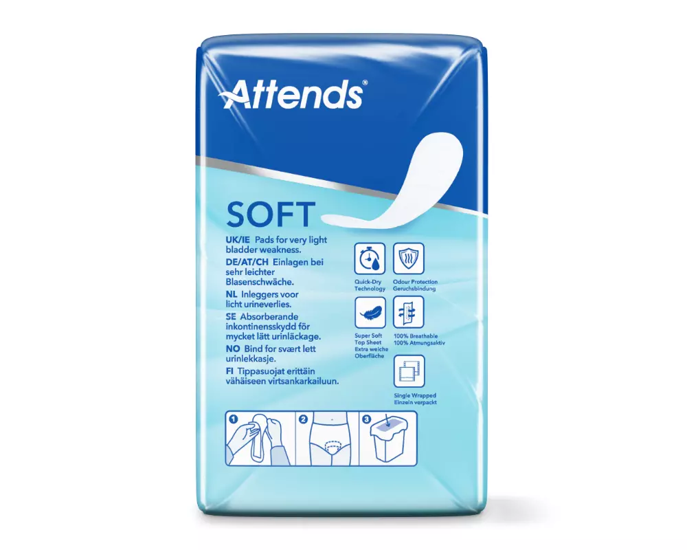 Attends Soft 1 Packung hinten