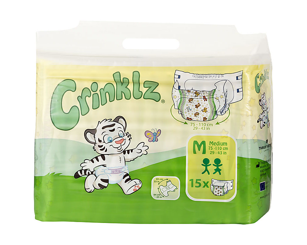 Crinklz Couches Adultes avec Motif