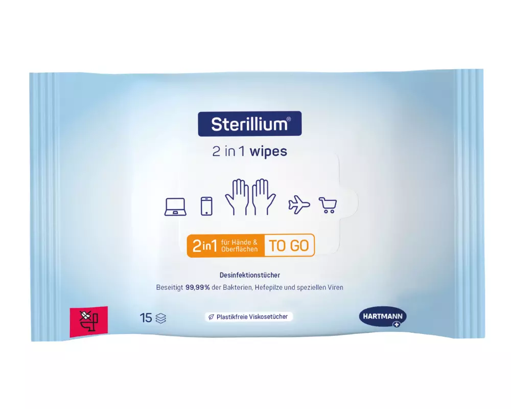 Sterillium 2 in 1 wipes Desinfektionstücher