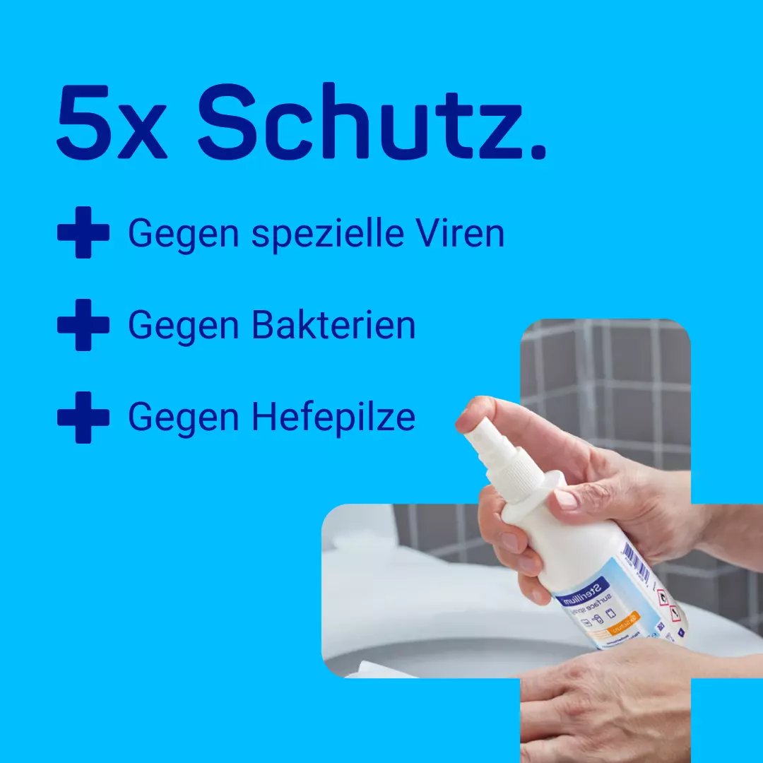 Sterillium surface spray 250 ml Anwendung