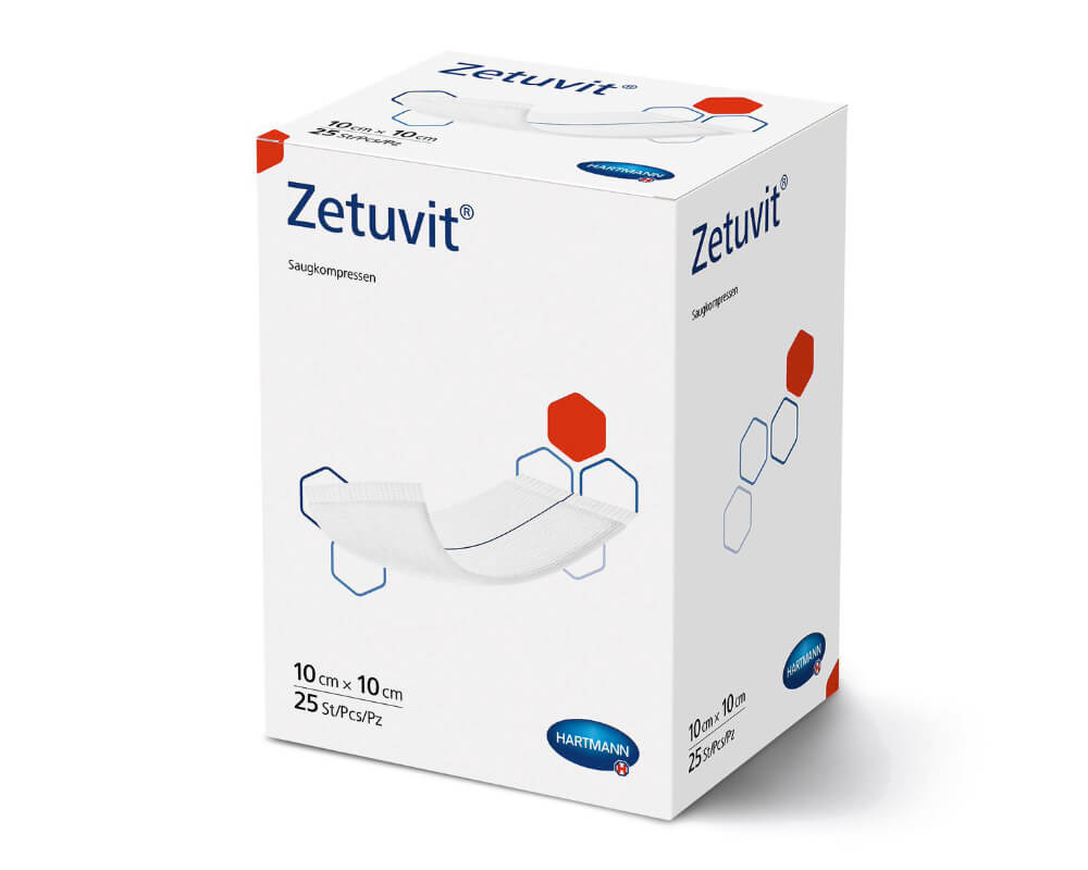 Zetuvit Saugkompressen steril 25 Stück