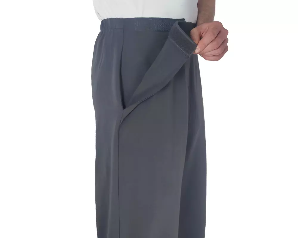 ActivePro Schlupfhose mit Klettverschluss anthrazit Seite