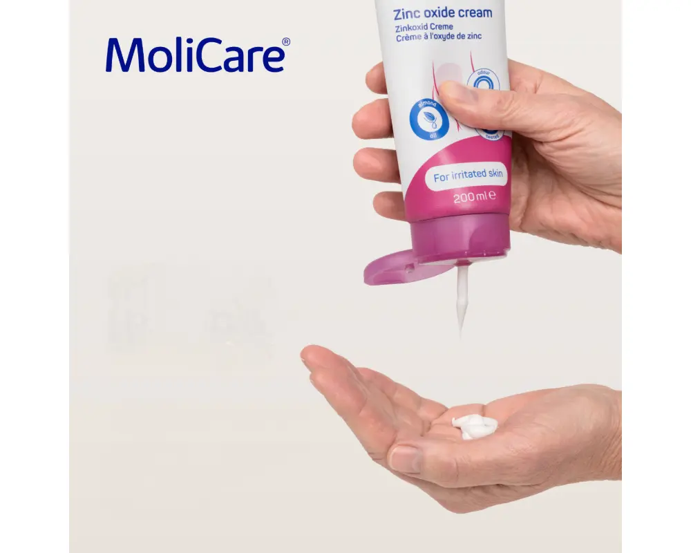 MoliCare Skin Zinkoidcreme Anwendung
