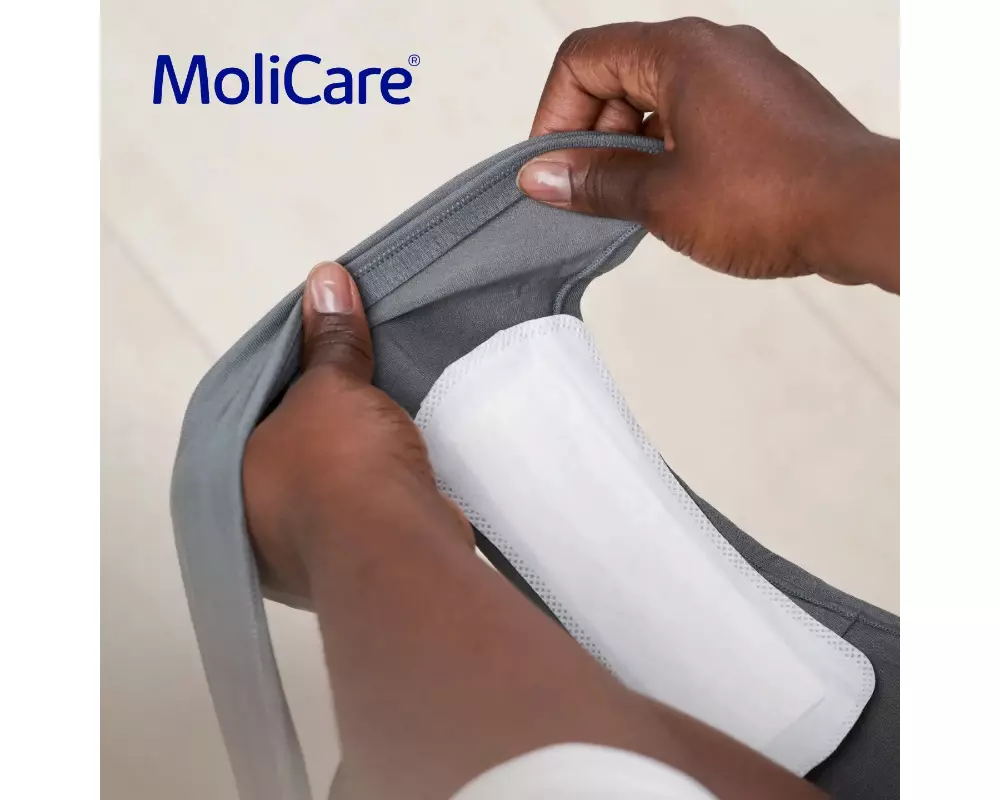 MoliCare Premium Lady Pad 0,5 getragen MoliCare Premium Lady Pad 0,5 getragen