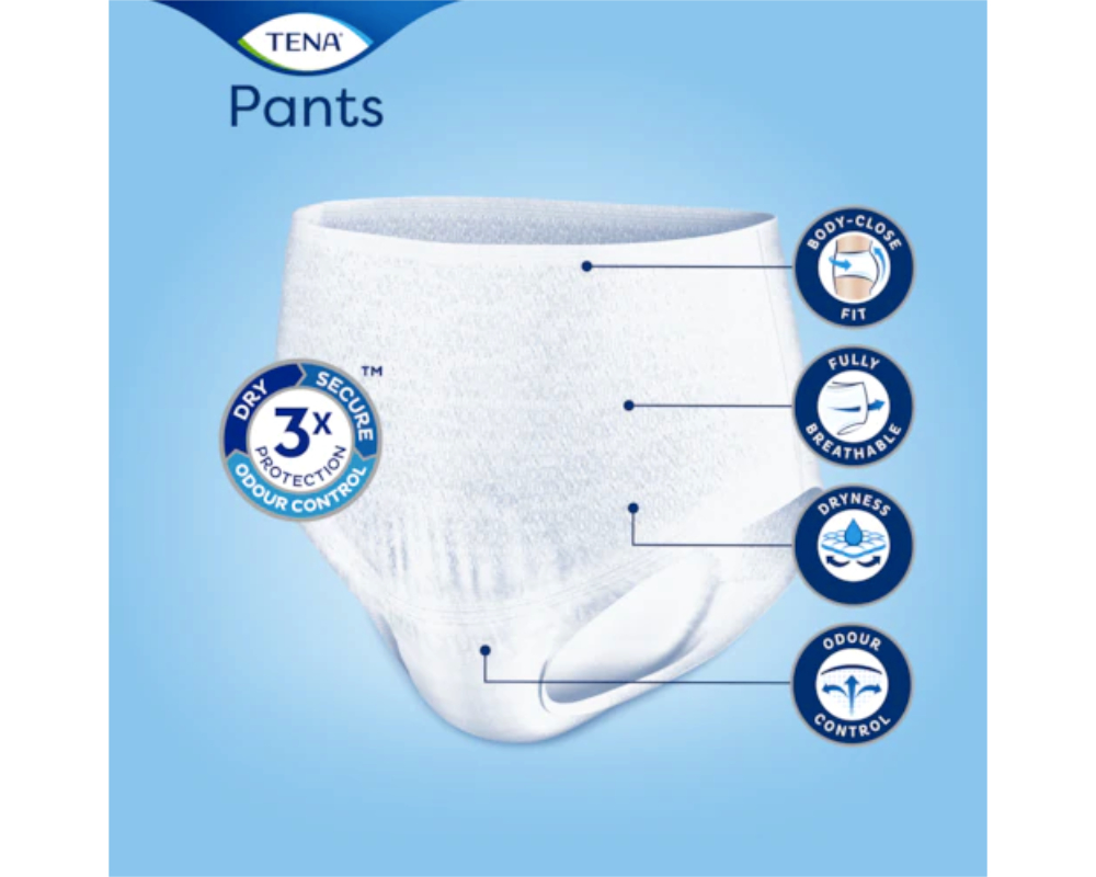 TENA Pants Discreet Details