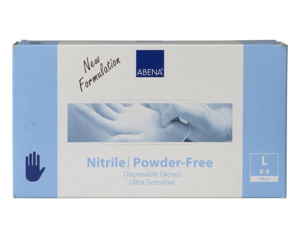Abena Nitrilhandschuhe Ultra-Sensitive blau