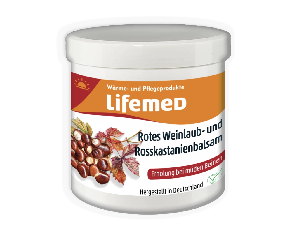 Lifemed Rotes Weinlaub-& Rosskastanienbalsam 250 ml