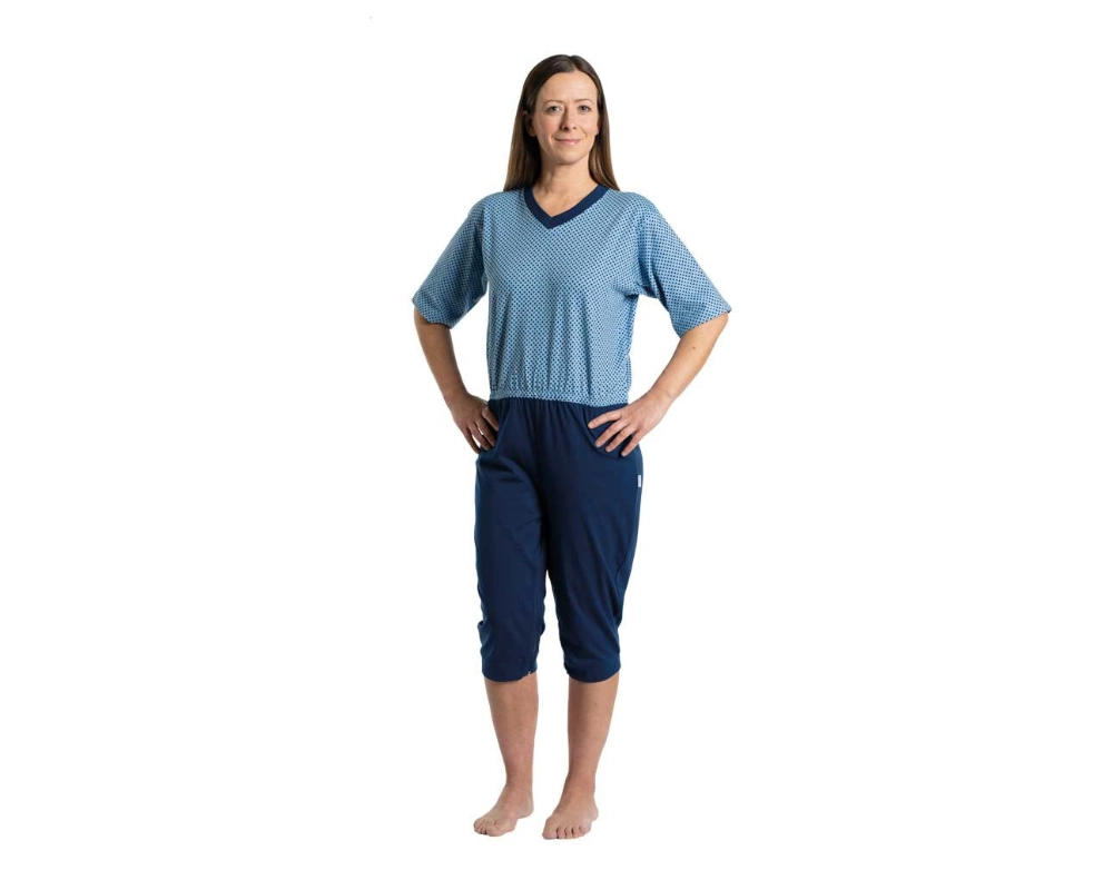 Suprima Pflege-Schlafanzug kurz 4730 – Care Function Overall für Damen und Herren