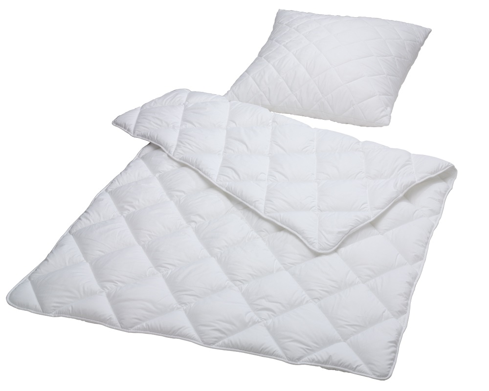 suprima 3810 Bett-Set (Steppdecke + Kissen 80x80)