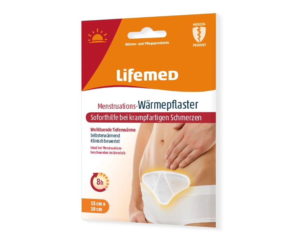 Lifemed Menstruations-Wärmepflaster 10 x 15 cm