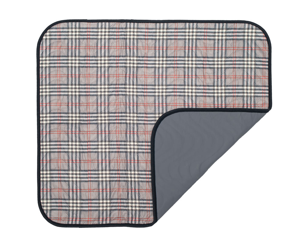 suprima 3706 Sitzauflage Karo Grau 40x50 cm