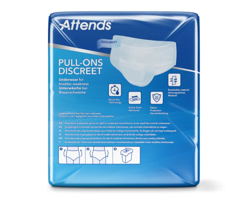 Attends Pull-Ons Discreet Underwear 3 hinten