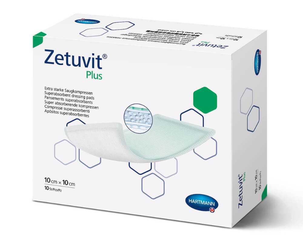 Zetuvit Plus Saugkompressen steril 10 Stück