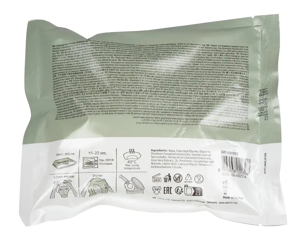 Abena Shampoo Haube hinten